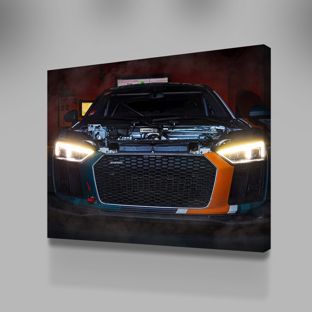 High - Quality Audi R8 Racing Wall Art by George Sorin