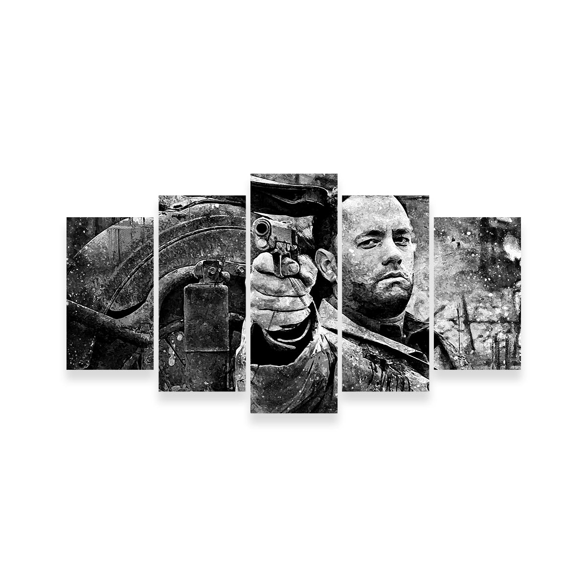 Captain Miller High - Quality Grayscale Wall Art for Stunning Home Decor