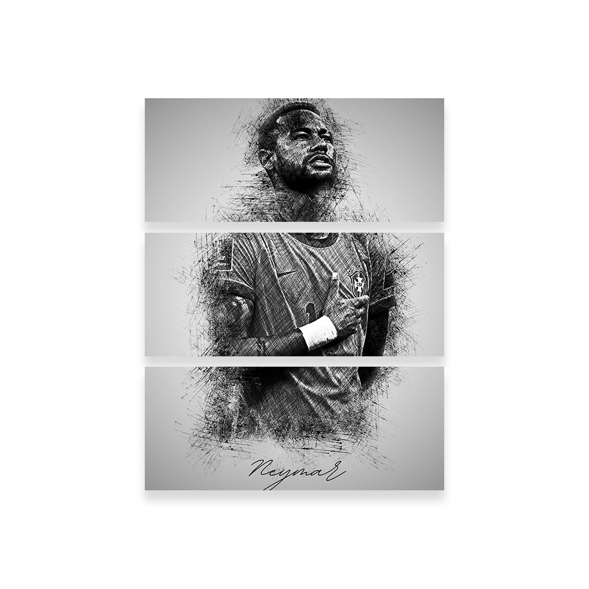 Exclusive Neymar 2 Wall Art for Soccer Fans