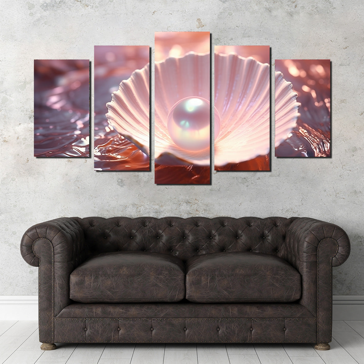 Exquisite Pearl & Seashell Art Prints on Museum Quality Canvas