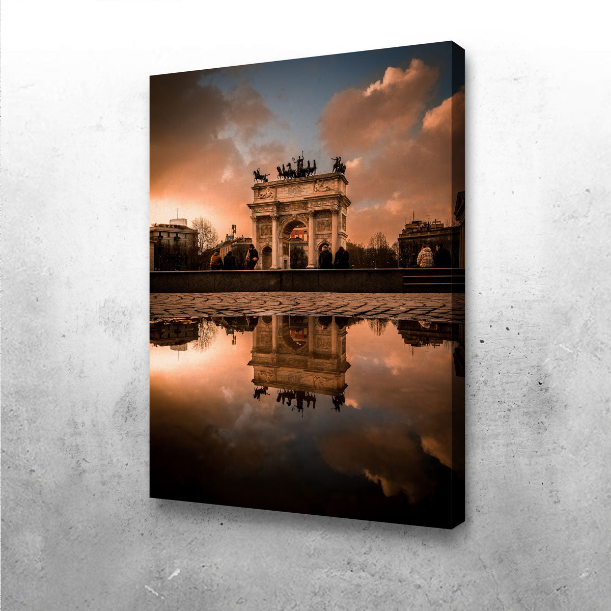 Enzo Romano's Arco della Pace Wall Art - Premium Museum Quality