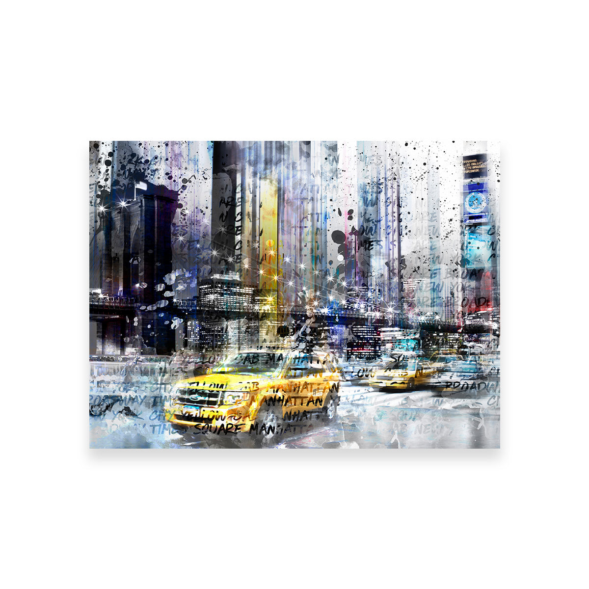 Stunning NYC Collage Wall Art by Melanie Viola