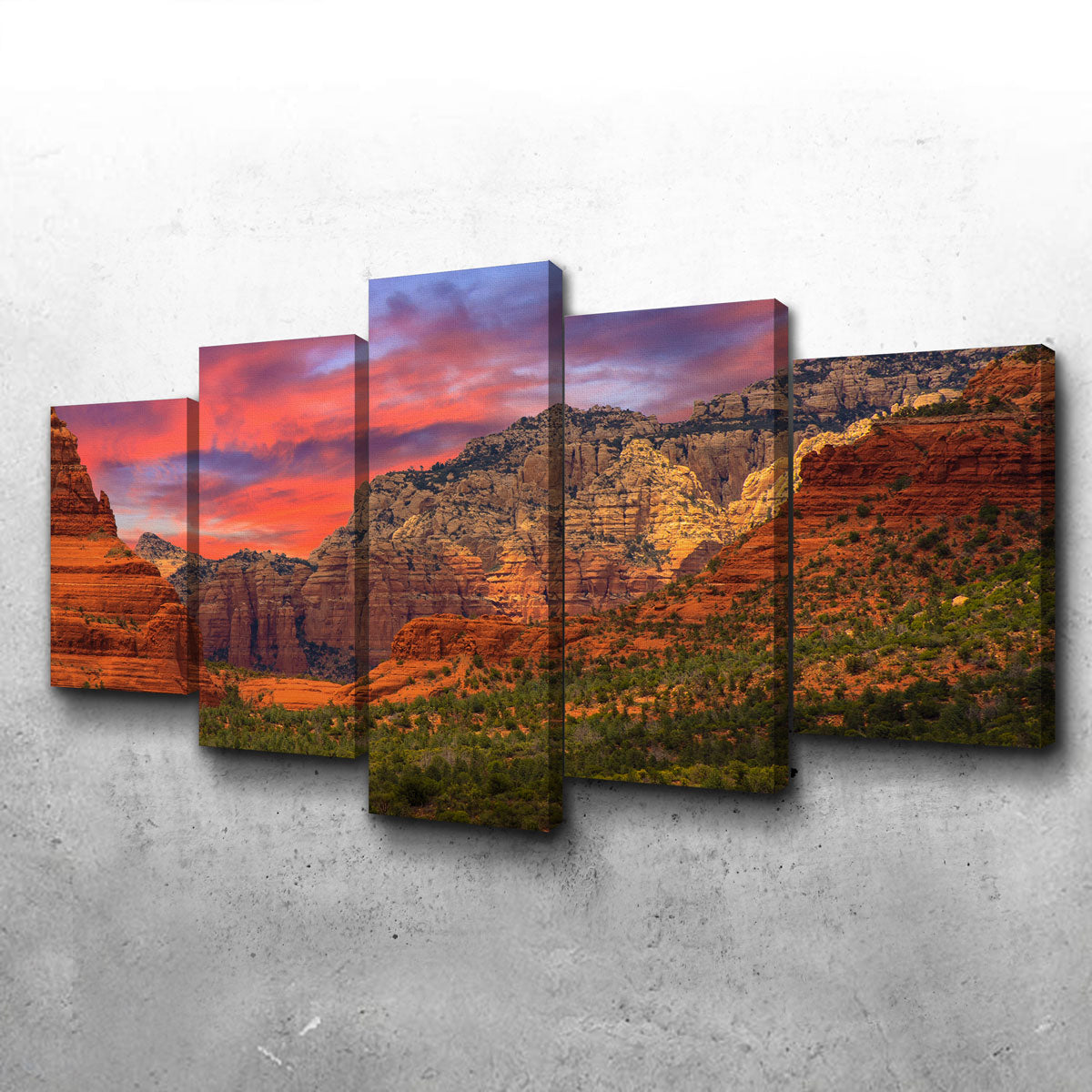 Stunning Sedona Sunset Wall Art for Home Decor