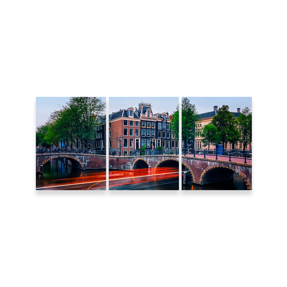 Stunning Canal in Amsterdam Wall Art for Your Home Decor