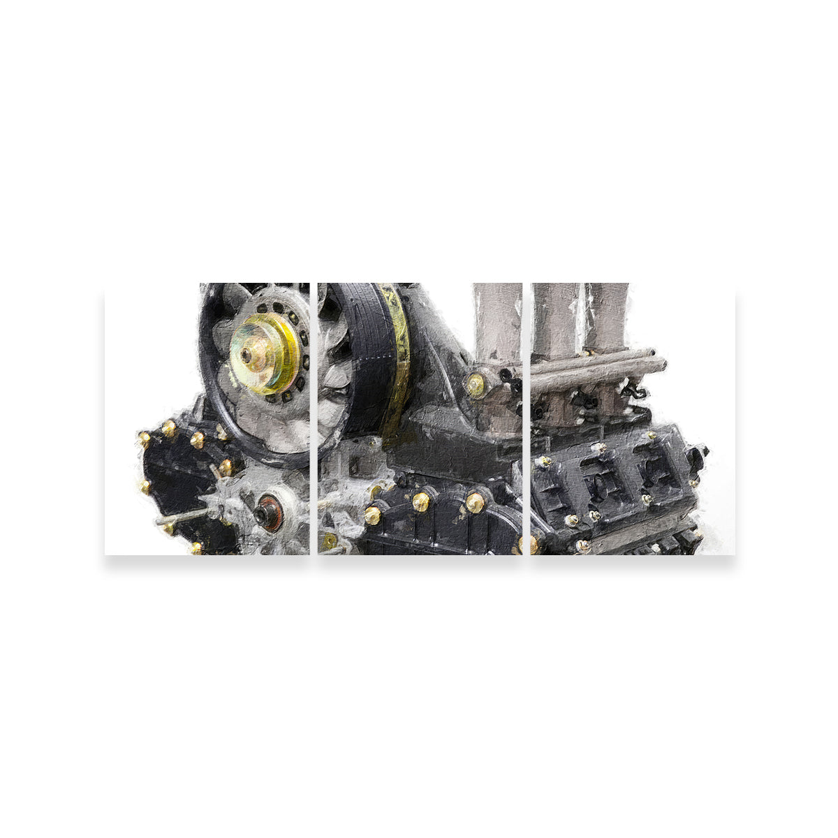 Stunning Porsche 911 Engine 1 Wall Art by Stephen Chambers