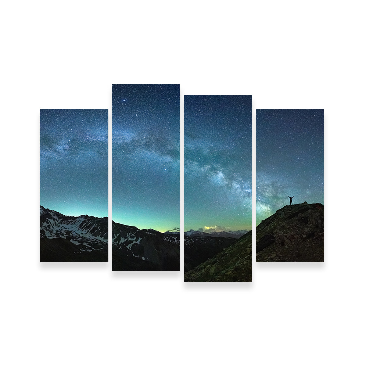 Stunning Arch of the Milky Way Rochebrune Airglow Wall Art by Jeff Graphy