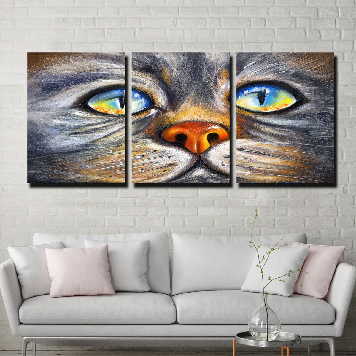 Stunning Cat Eyes Wall Art for Your Home Decor