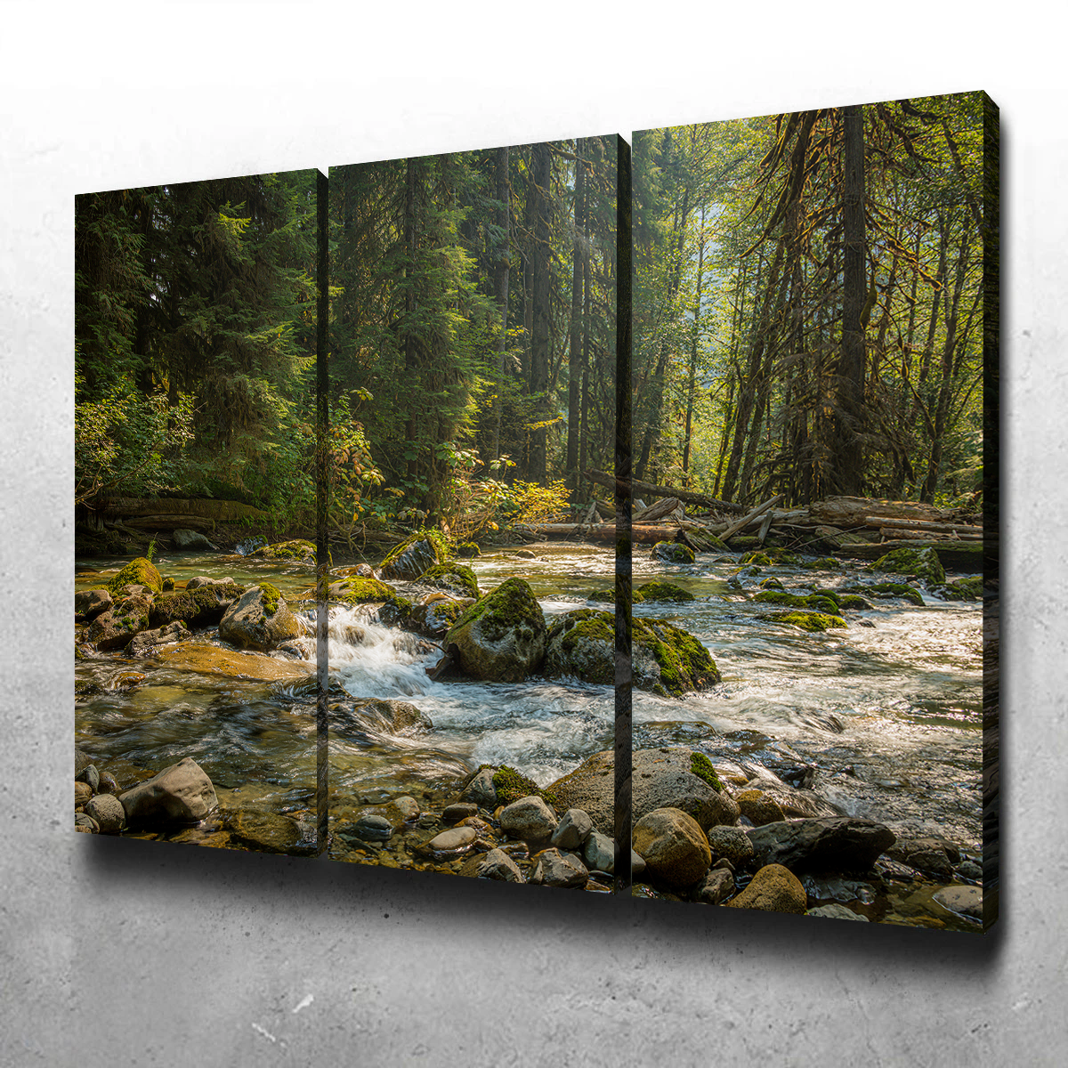 Stunning Cascade River Wall Art by Kyle Sherry