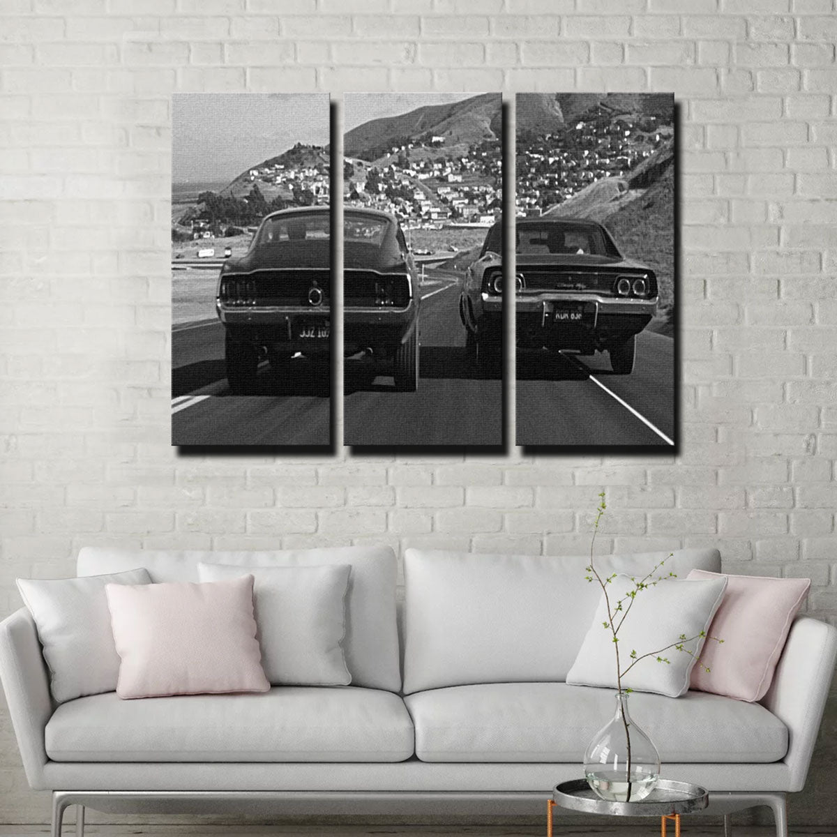 Stunning Car Chase Bullitt Wall Art for Your Home Decor