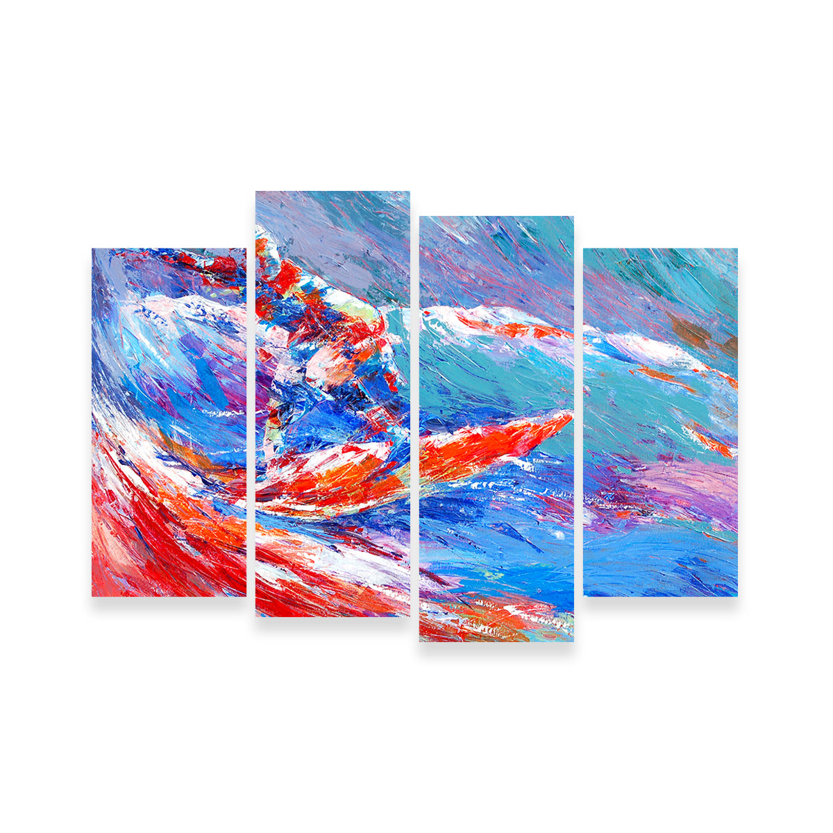 Stunning Shortboard Splash Wall Art for Your Home Decor