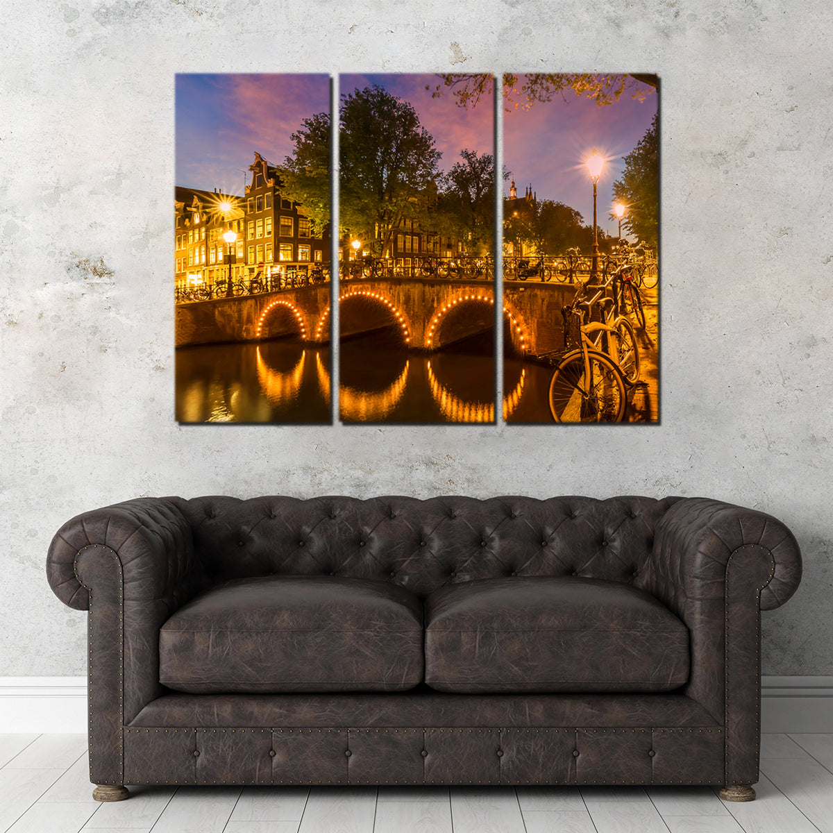 Stunning Amsterdam From Keizersgracht Wall Art by Melanie Viola