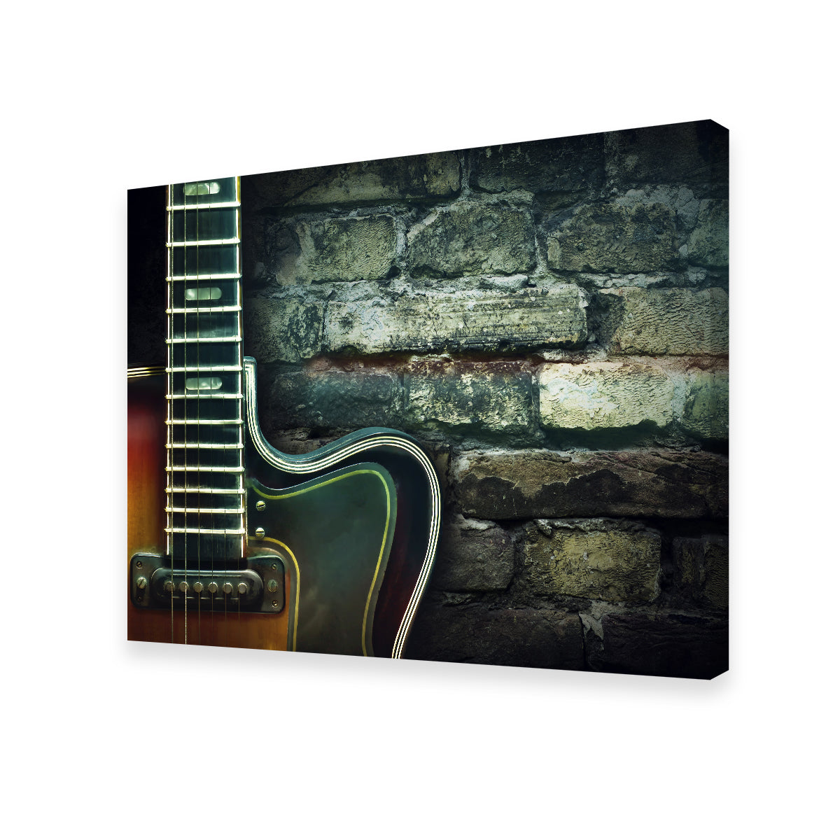 Stunning Old Vintage Jazz Guitar Wall Art for Music Lovers