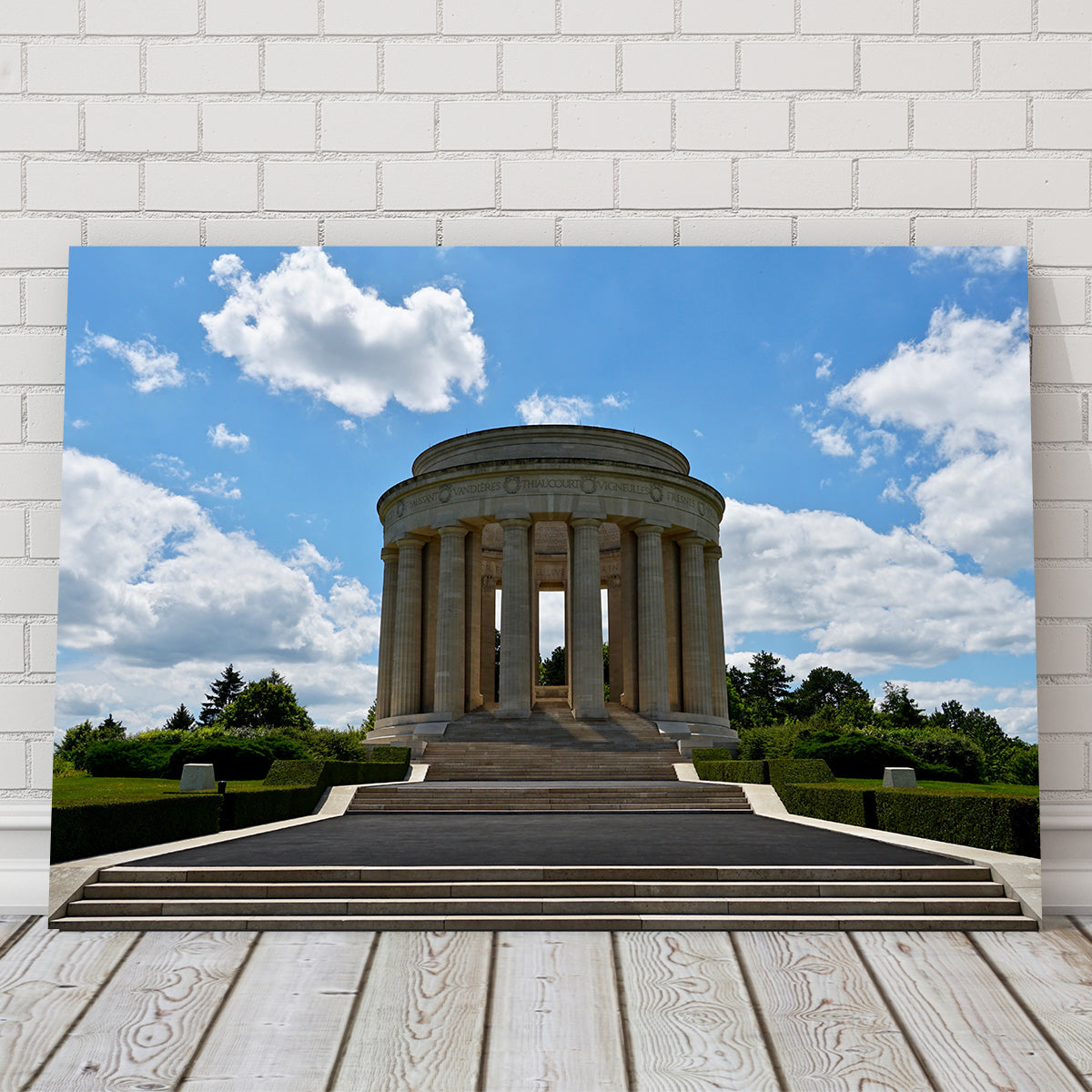 Montsec US WWI Memorial Wall Art - Stunning Canvas Print by David Campbell
