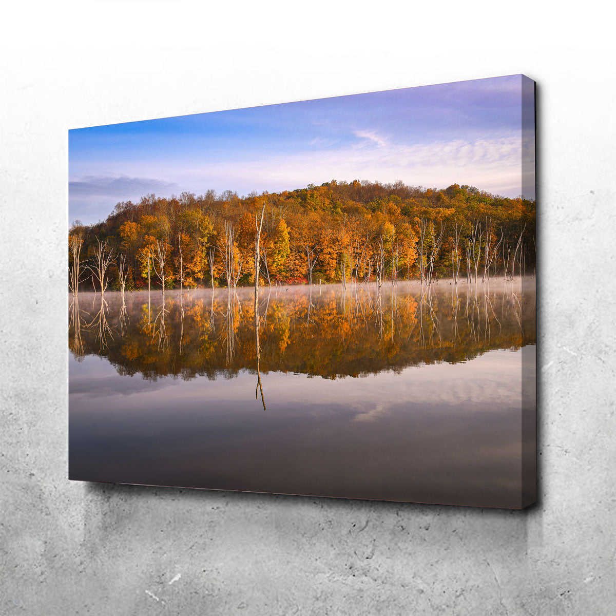 Exquisite Monksville Mist Wall Art by Dennis Maida