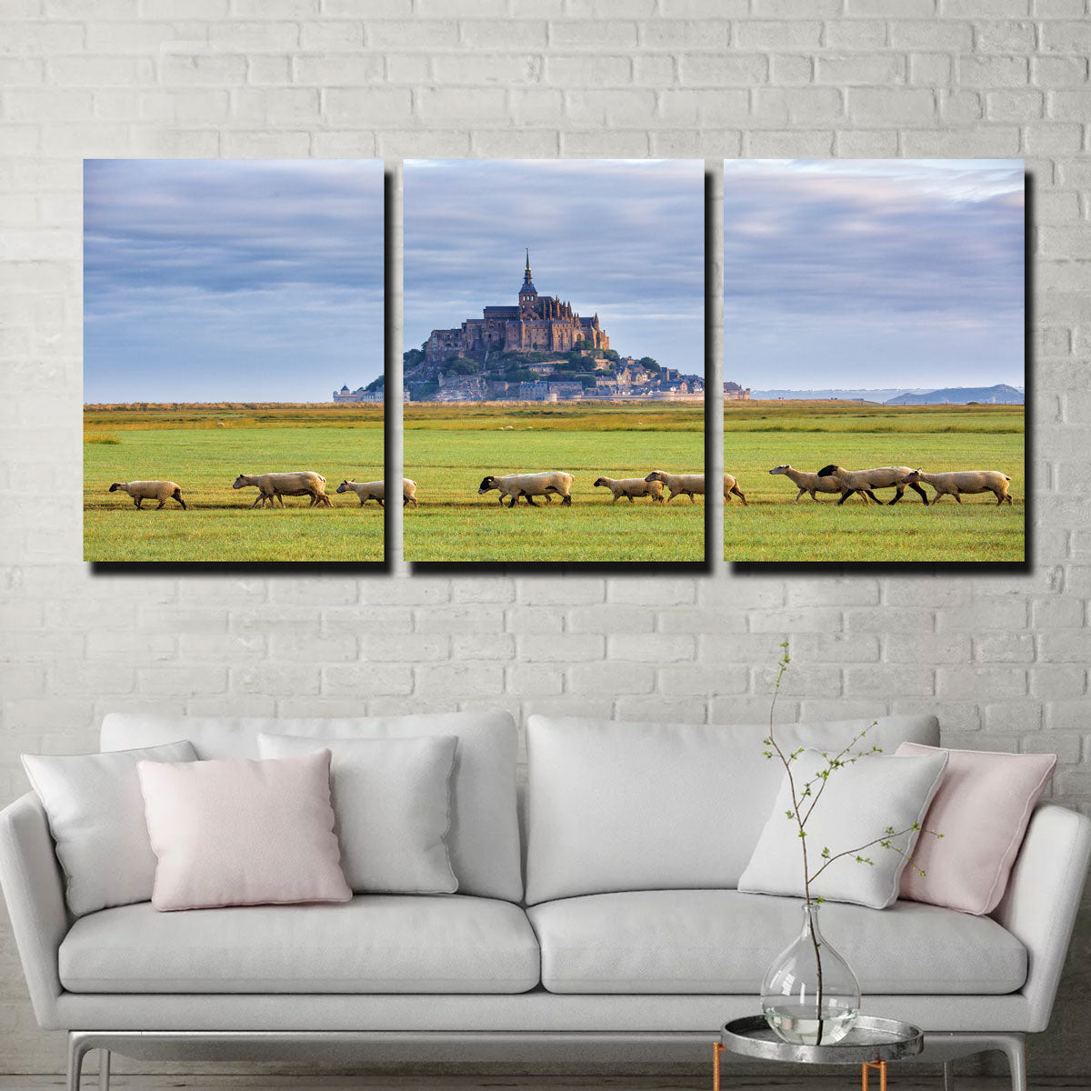 Exquisite Mont Saint Michel Abbey Wall Art for Stunning Home Decor