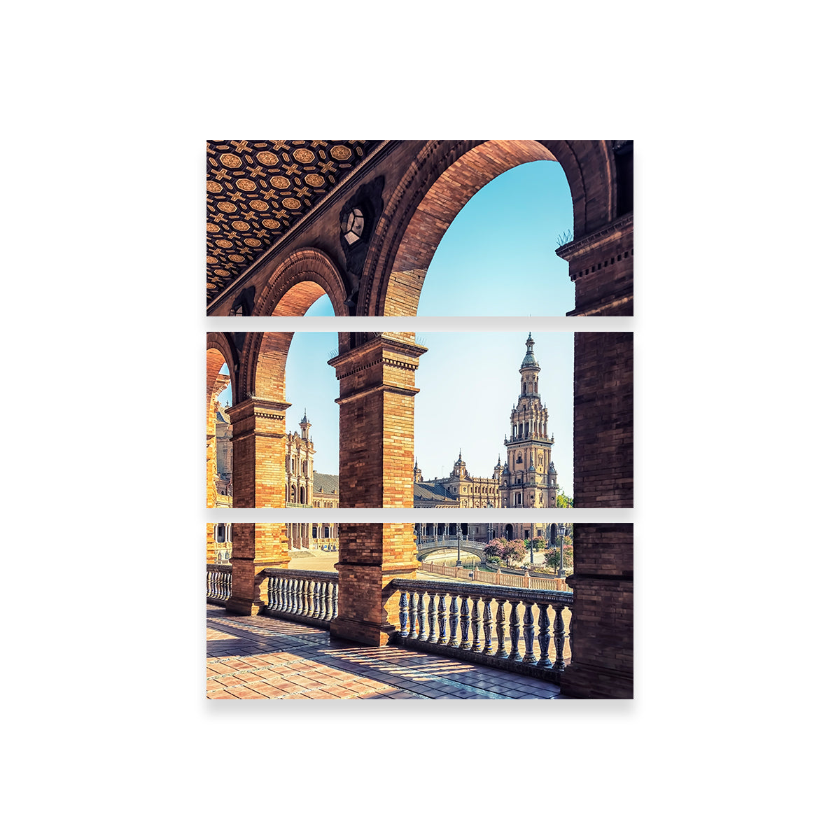 Exquisite Seville City Wall Art by Manjik Pictures