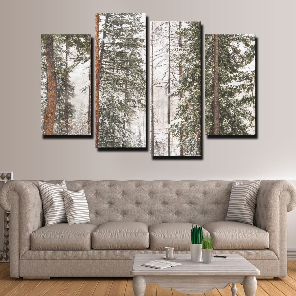 Stunning Snow in Lois Creek Wall Art by Mike Cotton