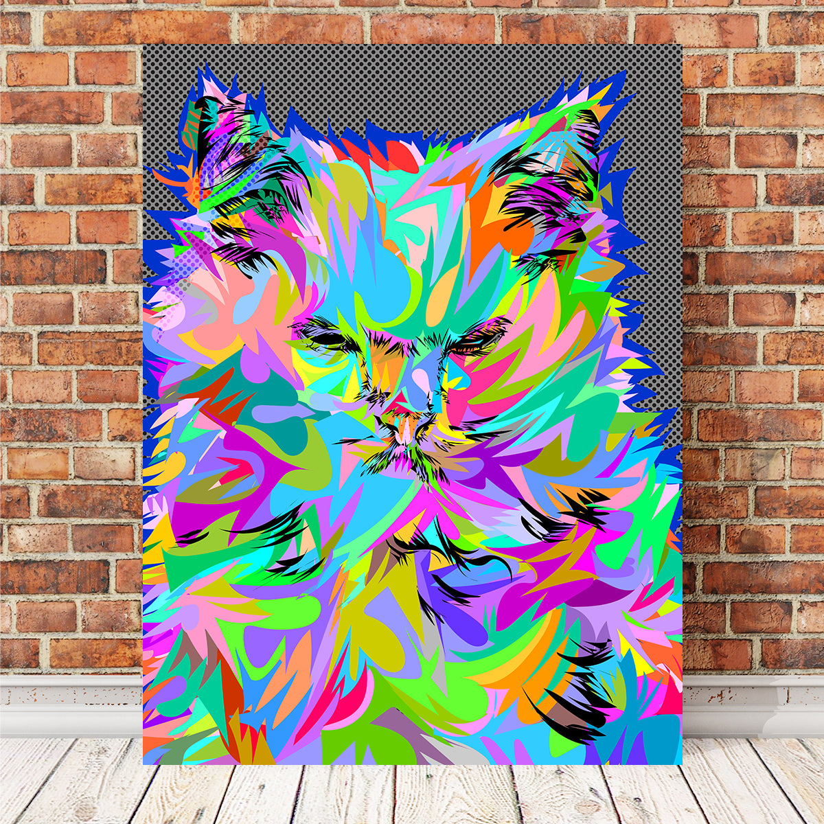 Fiercely Angry Cat Wall Art for Stunning Home Decor