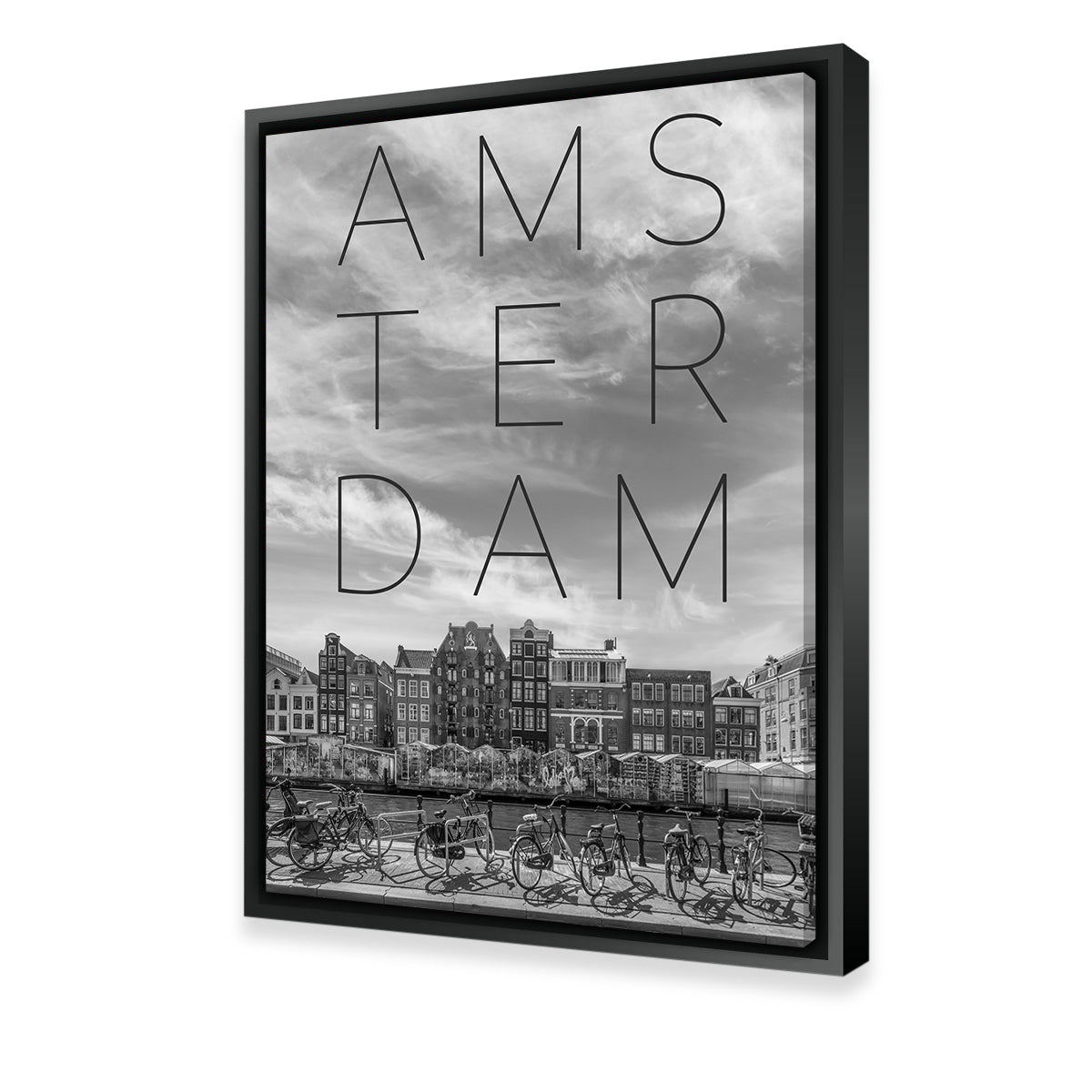 Stunning Amsterdam Singel Canal With Flower Market Wall Art by Melanie Viola