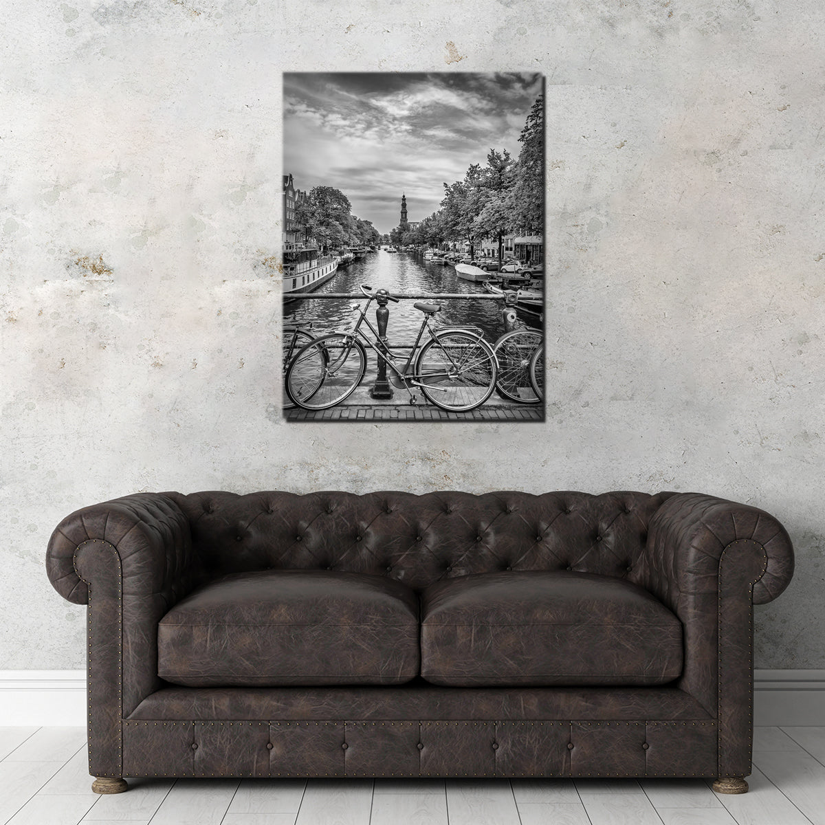Stunning Amsterdam Cityscape Wall Art by Melanie Viola