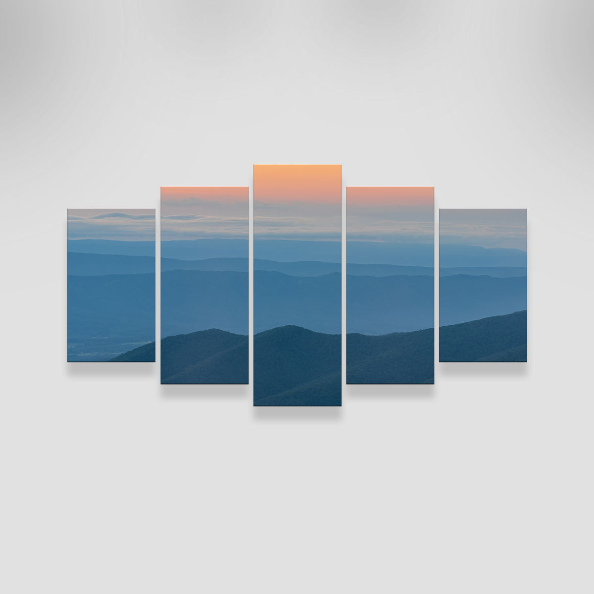Stunning Shenandoah Sunset Wall Art by Dennis Maida