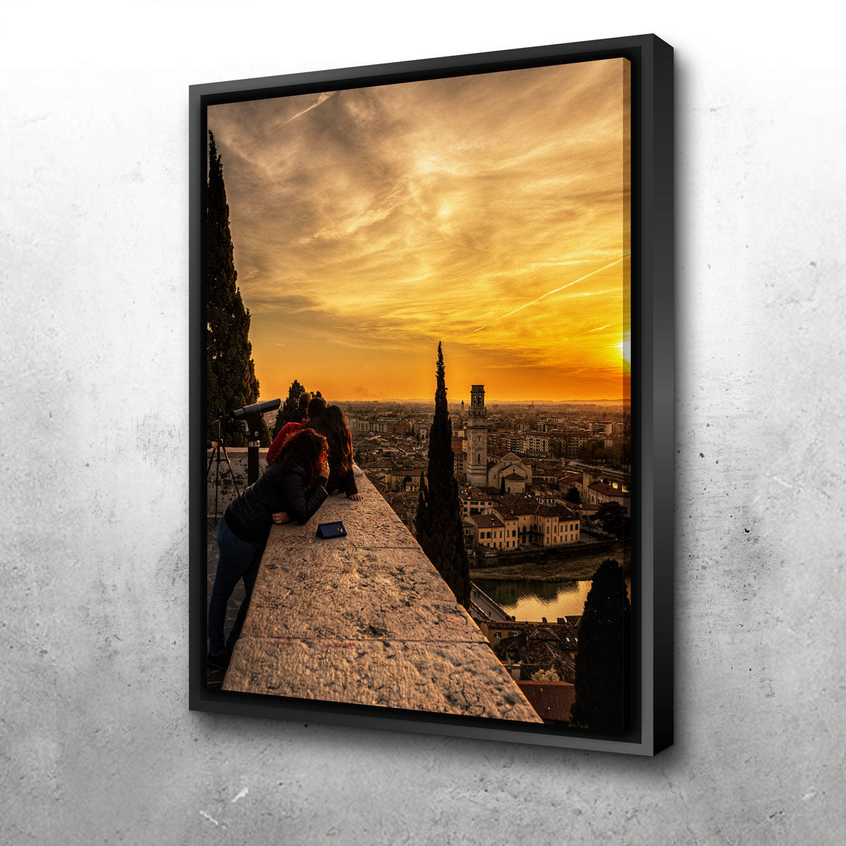 Gorgeous Castel San Pietro Sunset Wall Art by Stefano Baltieri
