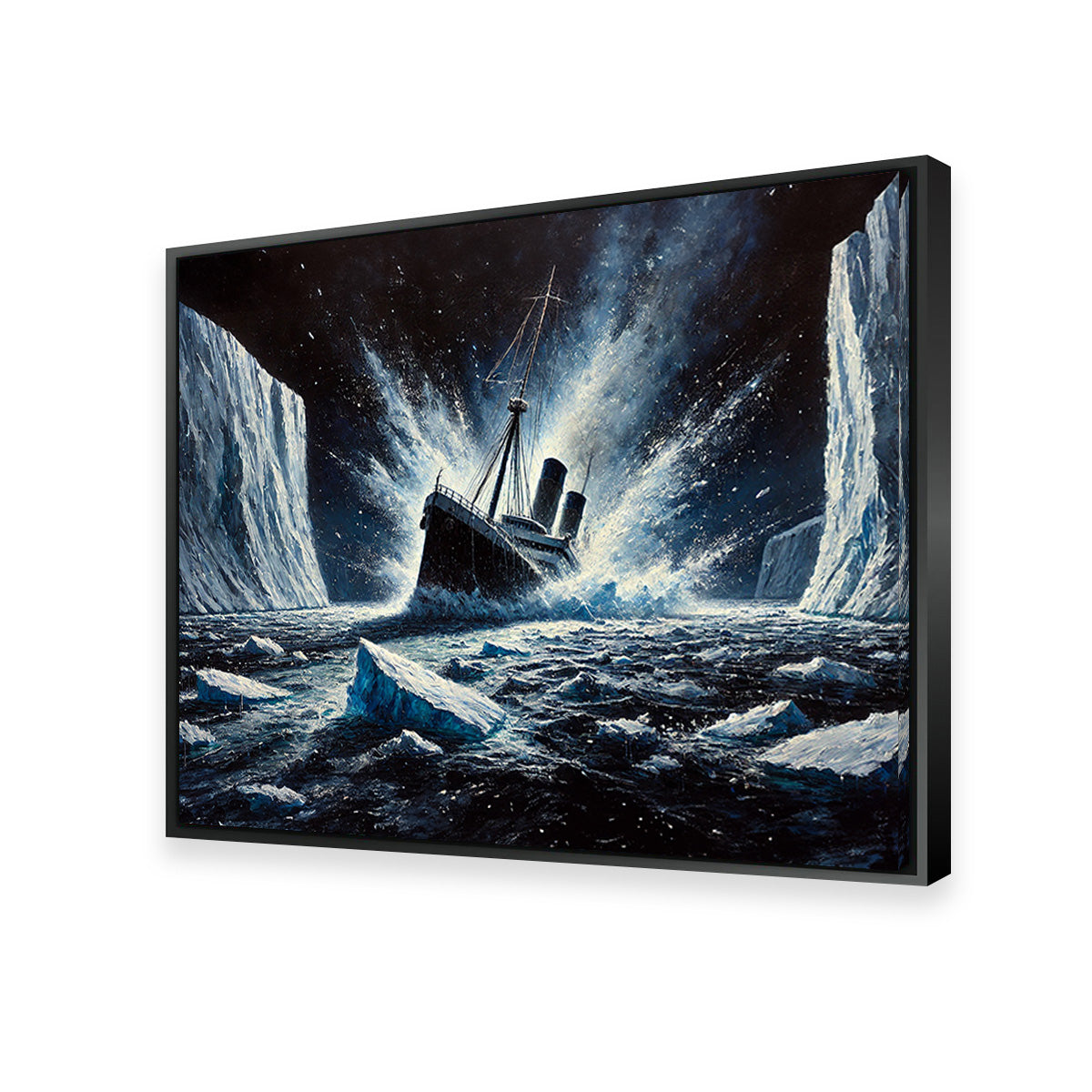 Exquisite Ship Iceberg Canvas Prints