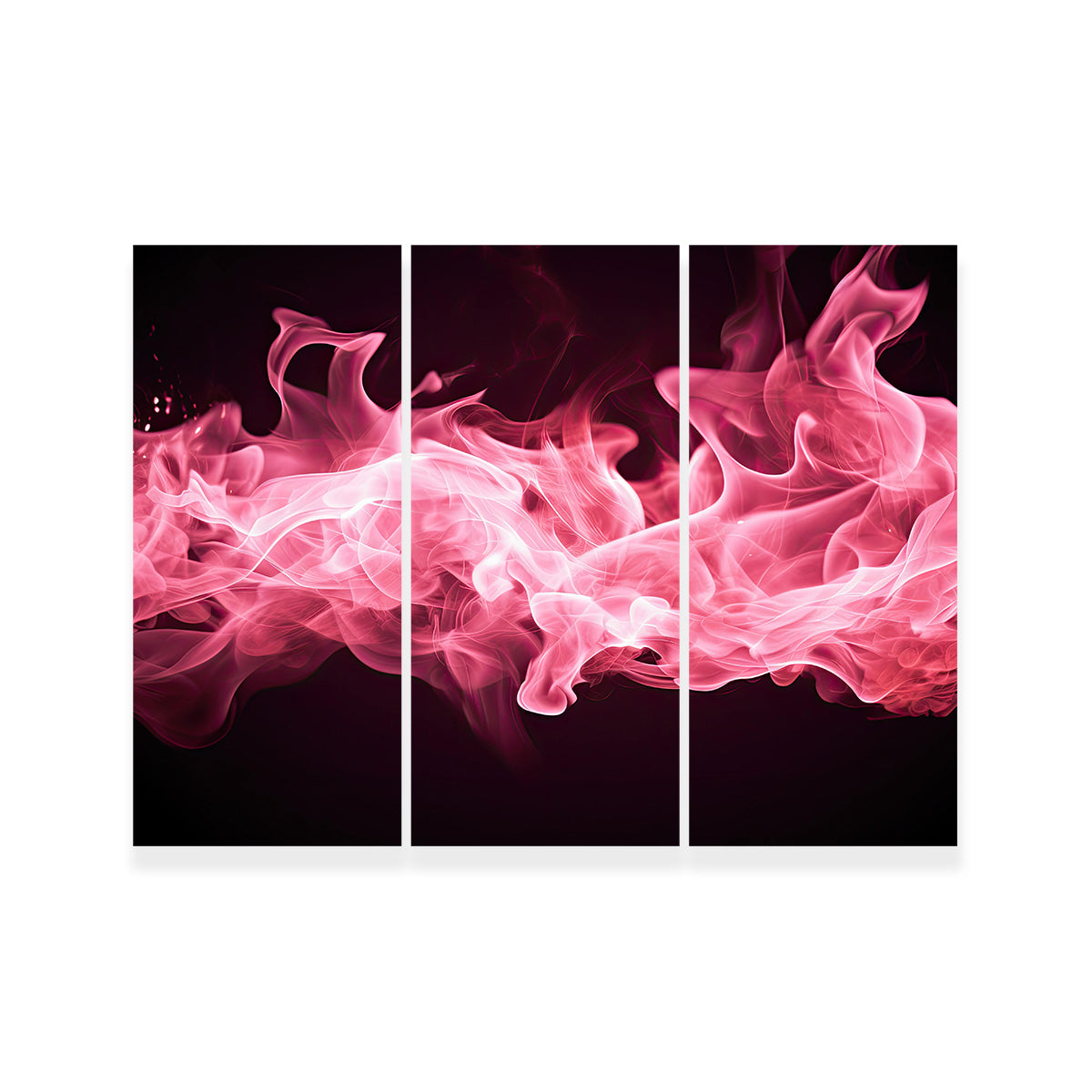 Stunning Pink Fire Wall Art