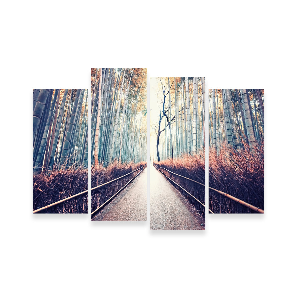 Exquisite Bamboo Forest Wall Art by Manjik Pictures
