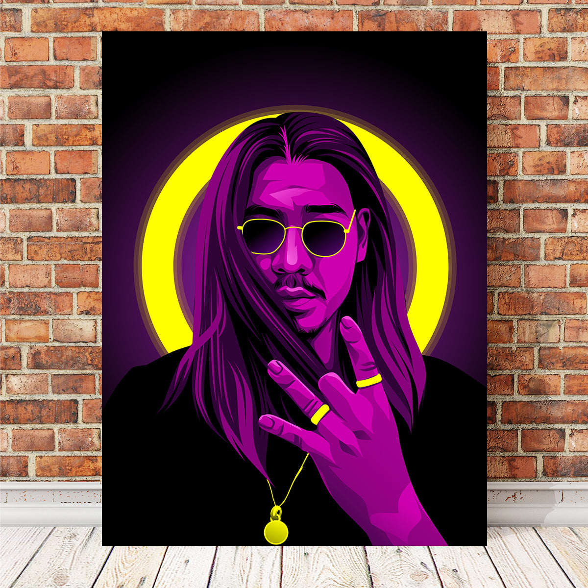 Stunning Apache 207 Halo Wall Art by Tovu Yovi