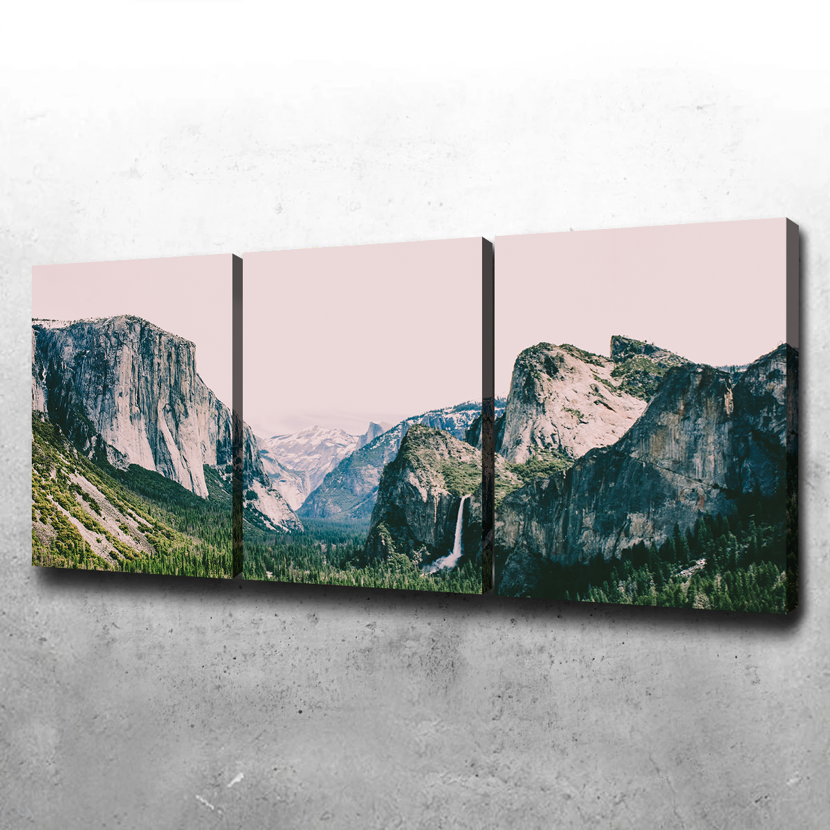 Stunning Pink Yosemite Wall Art by Kyle Sherry