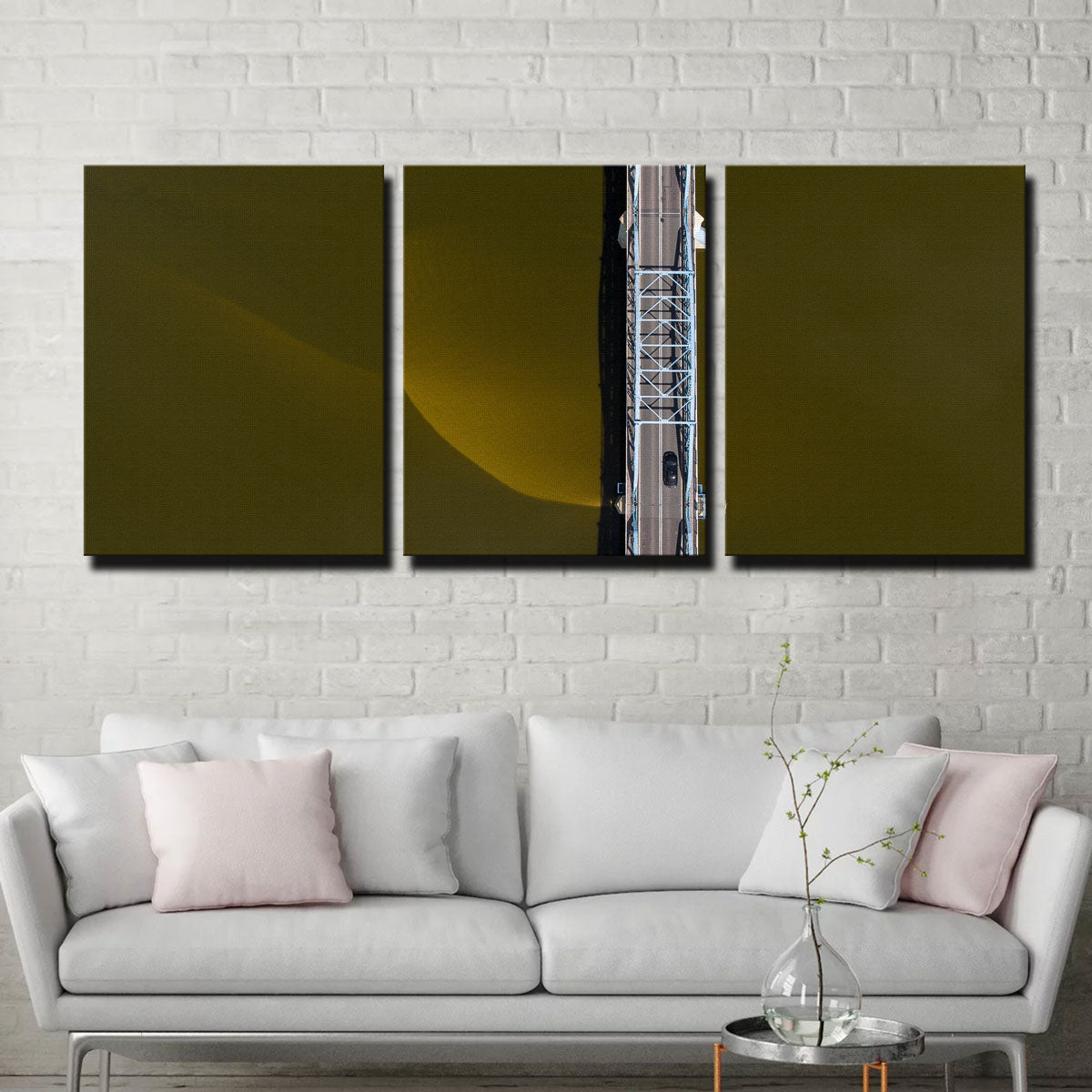 Exquisite Aerial Bridge Wall Art by Karolis Janulis