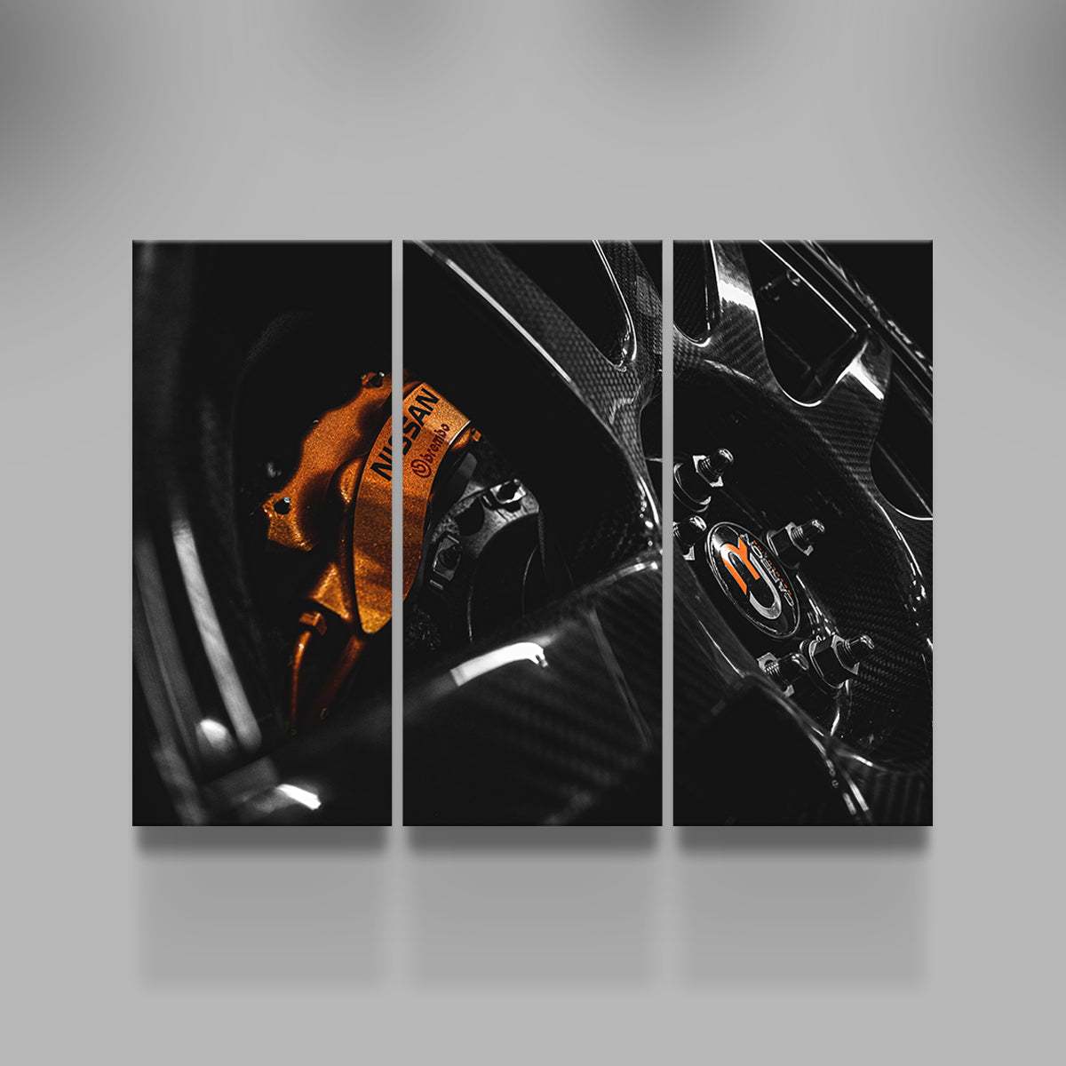 Stunning Nissan GTR Wheel Wall Art by George Sorin