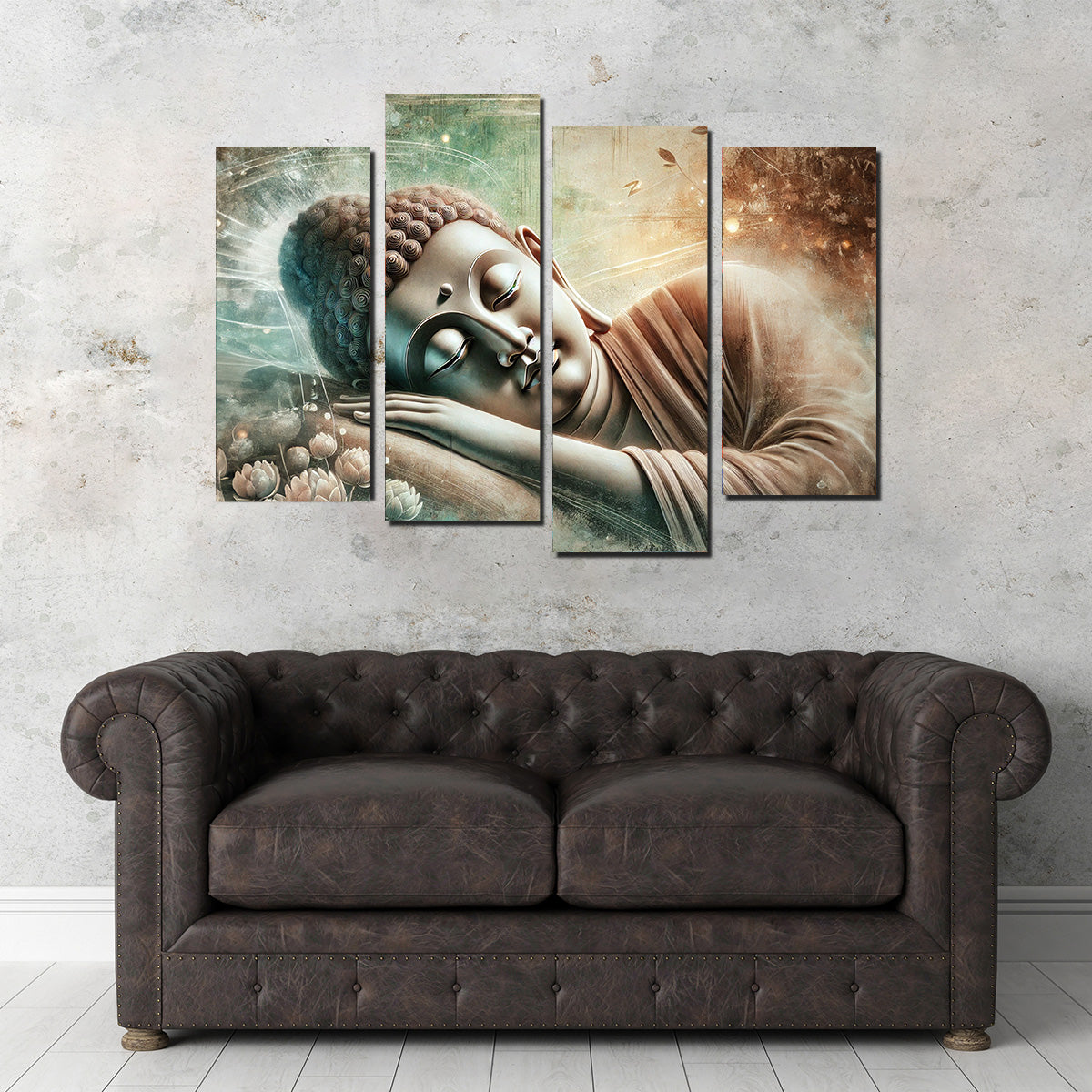 Exquisite Sleeping Buddha Wall Art for Your Home