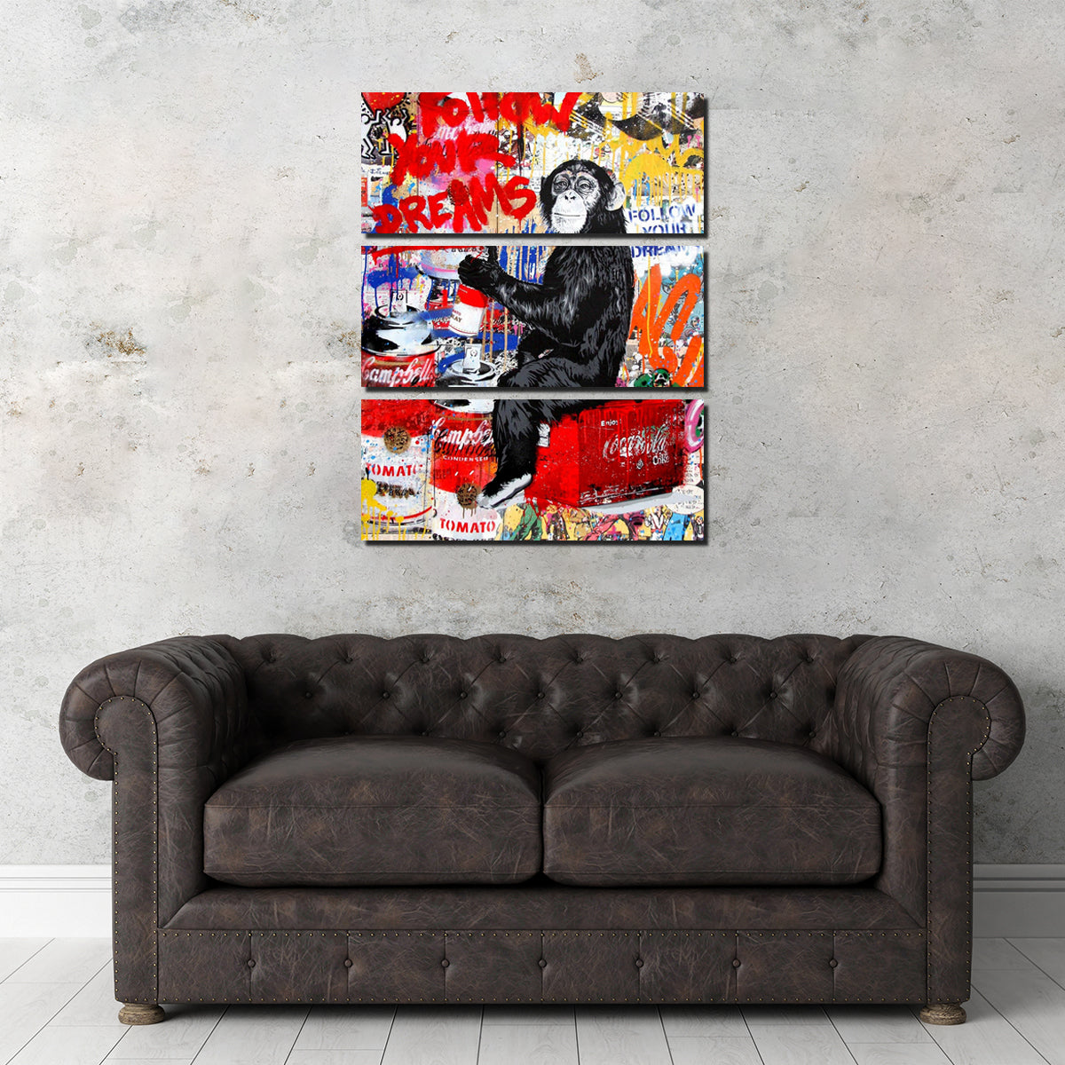 Stunning Monkey Business Wall Art by Ralph & Laura Design