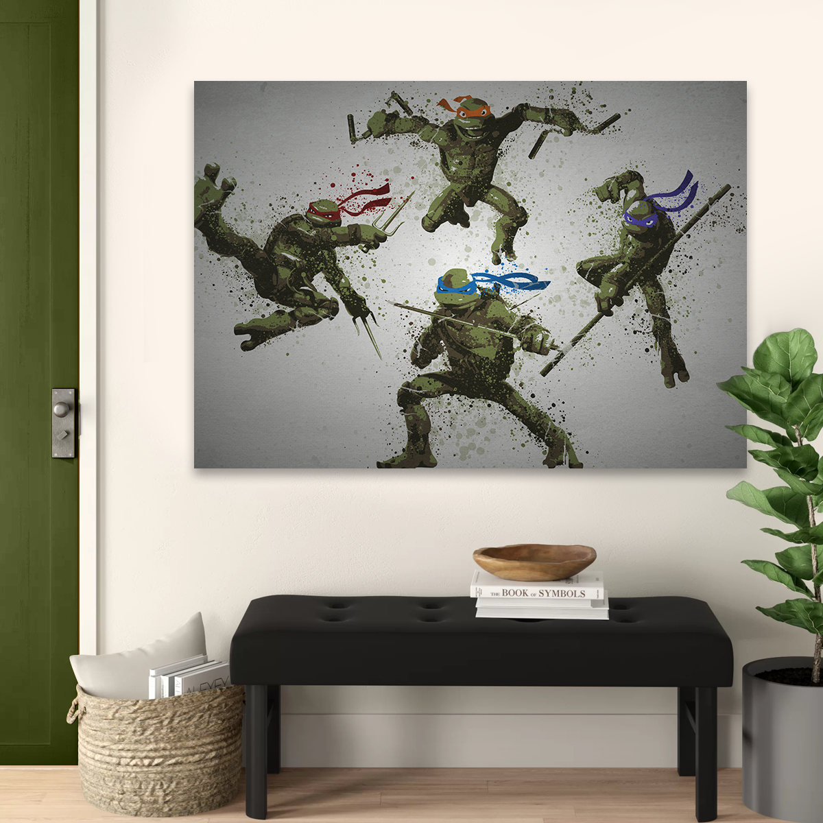 Stunning Heroes In a Half Shell Wall Art for Your Home Decor