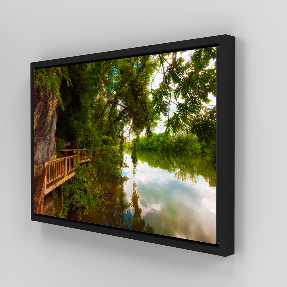 Stunning Ijam Nature Park Boardwalk Wall Art for Home Decor