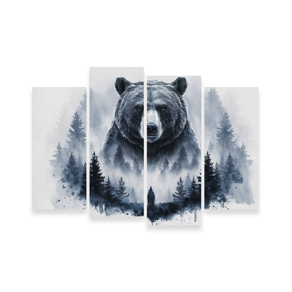 Exquisite Bear Forest Wall Art for Stunning Home Decor