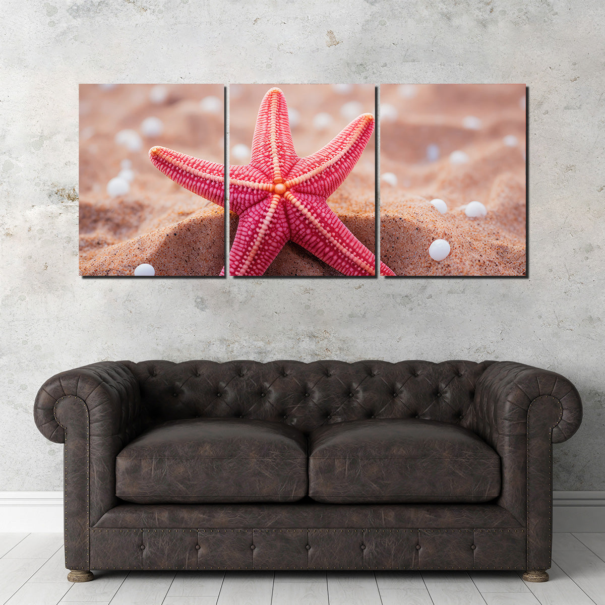 Gorgeous Pink Star Fish Canvas Print