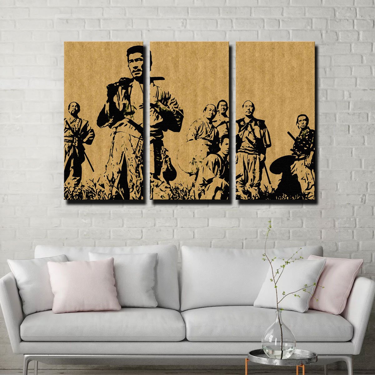 Exquisite Seven Samurai Wall Art for Stunning Home Decor