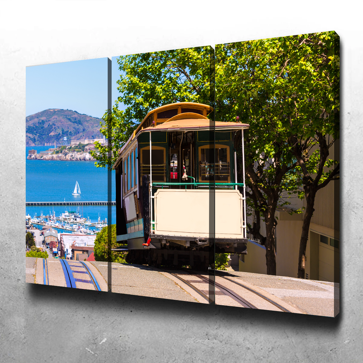 Hyde Street Cable Car High - Quality Wall Art for Stunning Home Decor