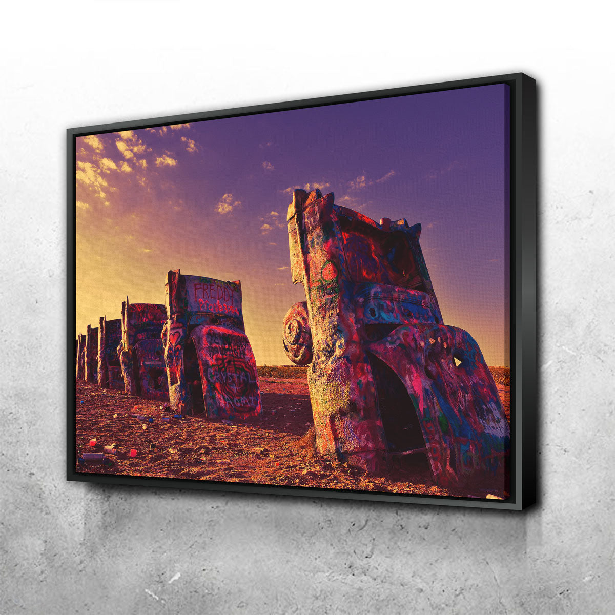 Stunning Cadillac Ranch Wall Art for Home Decor