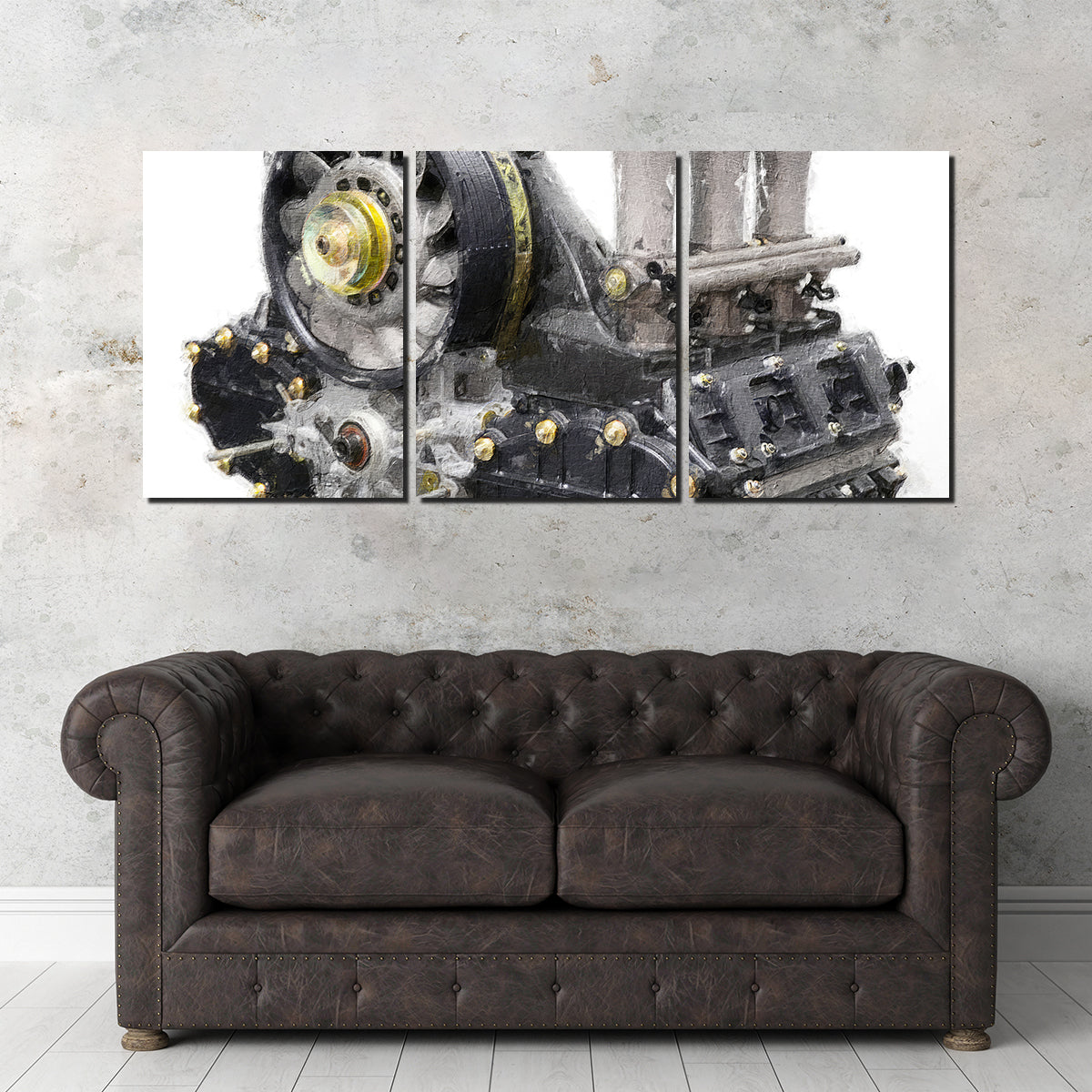 Stunning Porsche 911 Engine 1 Wall Art by Stephen Chambers