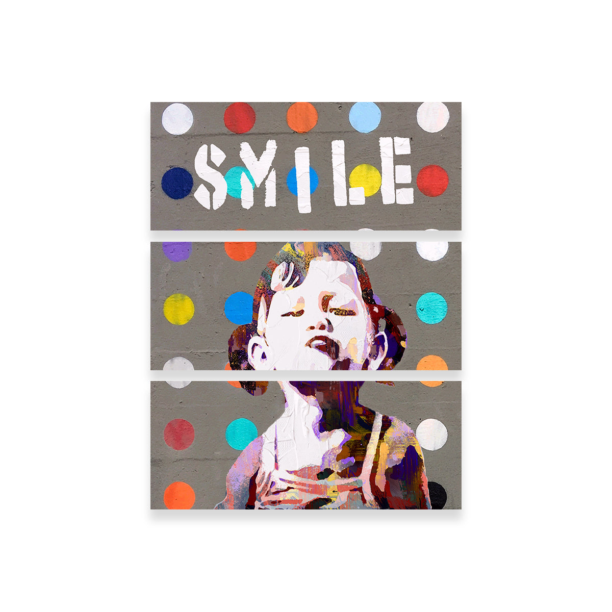 Enchanting Smile Girl Wall Art by Stephen Chambers