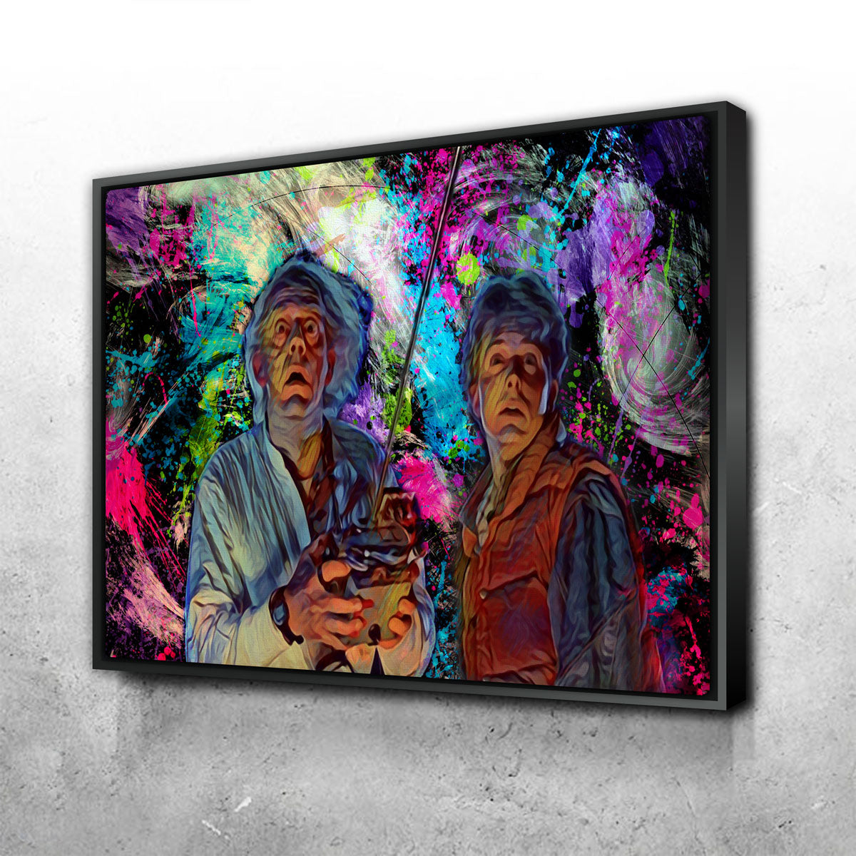 Back to the Future Authentic Wall Art - Museum-Quality Canvas Print