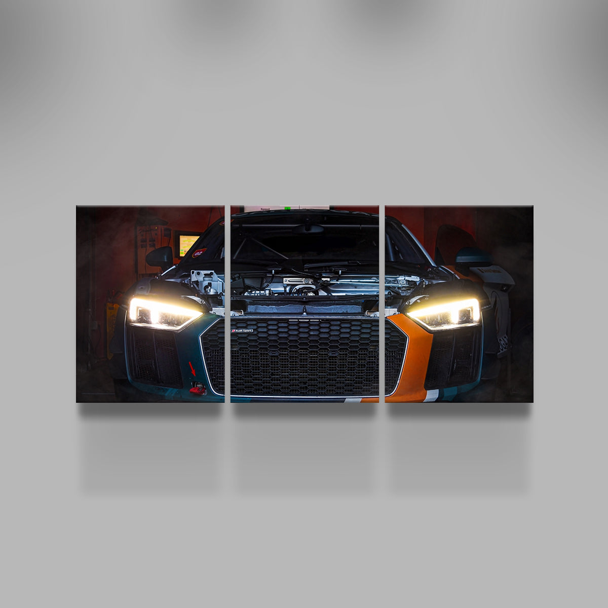 High - Quality Audi R8 Racing Wall Art by George Sorin