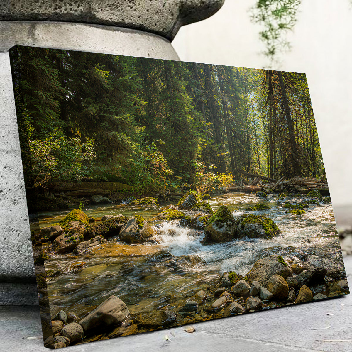 Stunning Cascade River Wall Art by Kyle Sherry