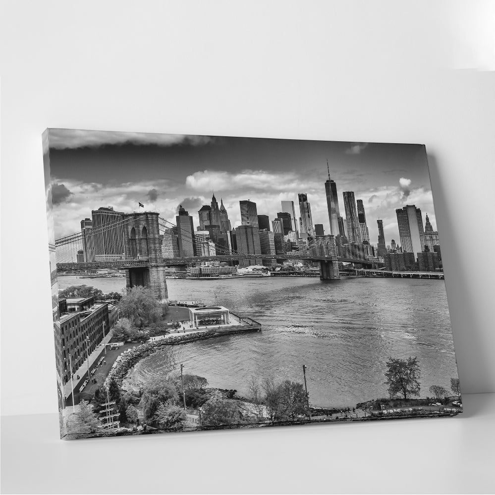 Stunning NYC View from Manhattan Bridge Wall Art by Melanie Viola