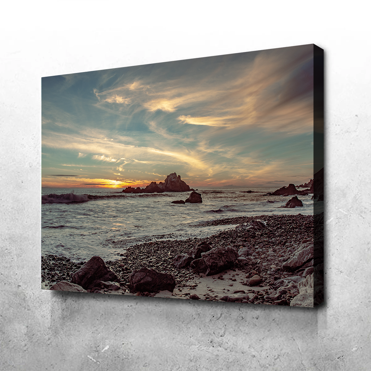 Stunning Pfieffer Beach Sunset Wall Art by Kyle Sherry