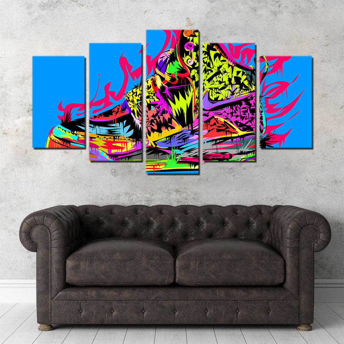 Stylish Air Yeezy Inspired Wall Art for Your Home Decor